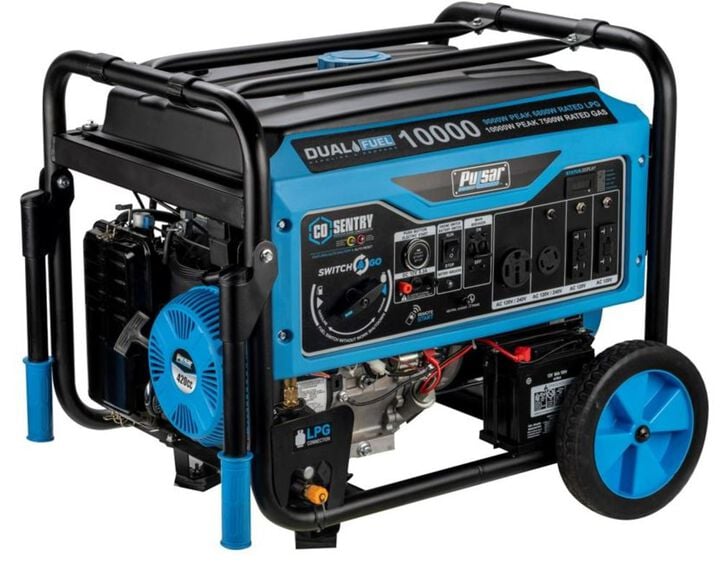Pulsar Products 10,000 Watt Dual Fuel 50-State Portable Generator with CO Alert, large image number 2