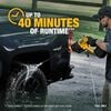 DEWALT 20V Max 550 PSI 1.0 GPM Battery Powered Cold Water Power Cleaner with 4 Spray Nozzles Bare Tool, small image number 2
