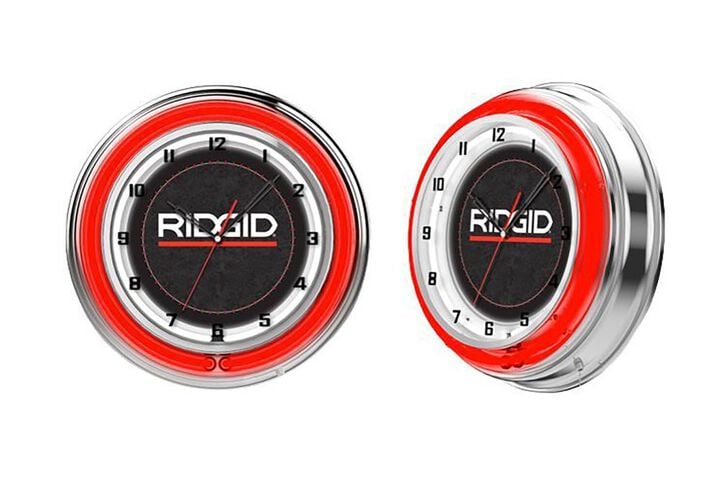 Ridgid Promotional Neon Wall Clock, large image number 1