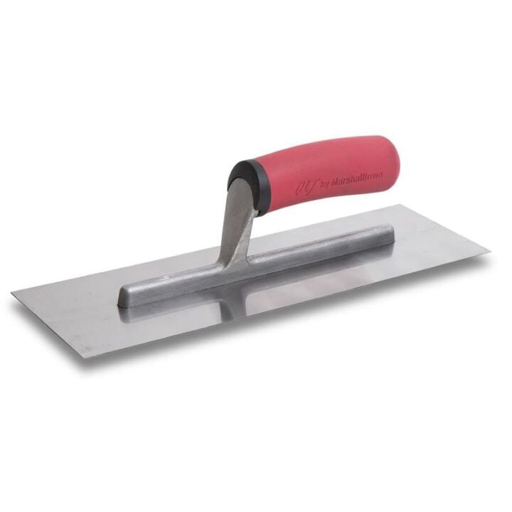 Marshalltown Finishing Trowel-14x4 Stainless Steel Soft Grip
