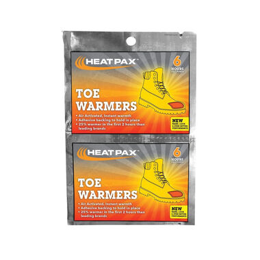 Occunomix Hi-Vis Orange Heat Pax Toe Warmers 5pk