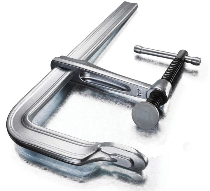 Bessey Shop Floor Clamp 12 Inch Capacity with 4 Inch Throat Depth, large image number 1