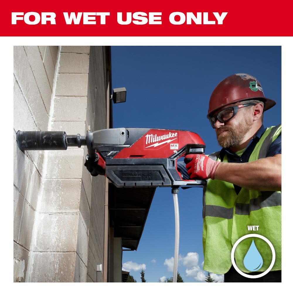 Milwaukee wet core drill hotsell