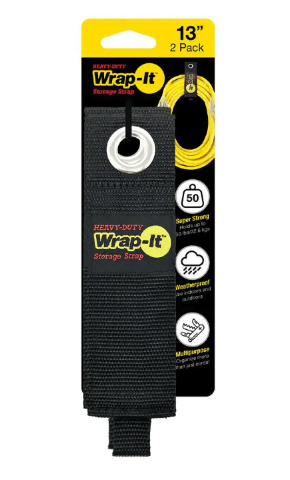 Wrap-It 13in Storage Straps 2pk, large image number 1