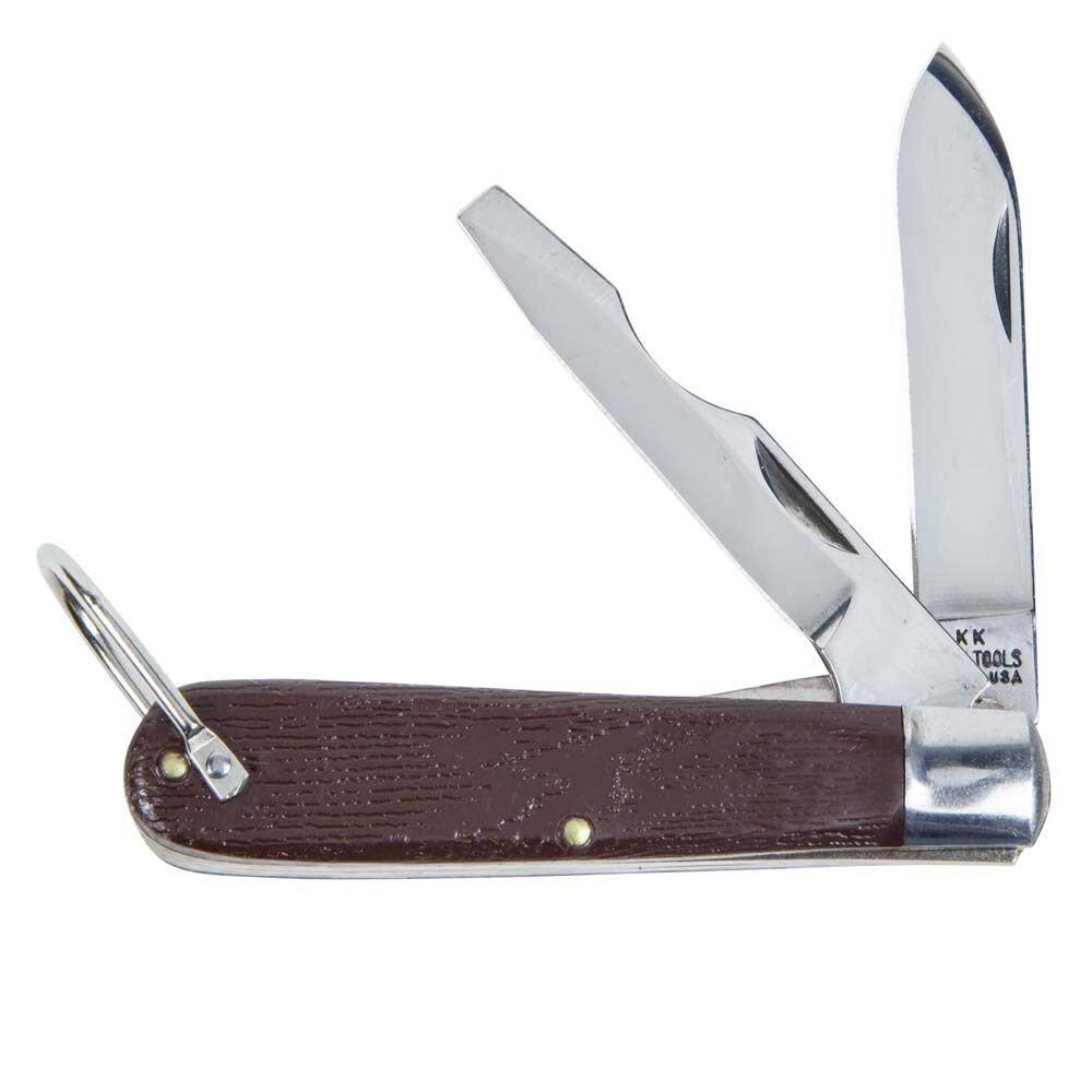 Klein Tools 2 Blade Pocket Knife Steel 2-1/2in 1550-2 - Acme