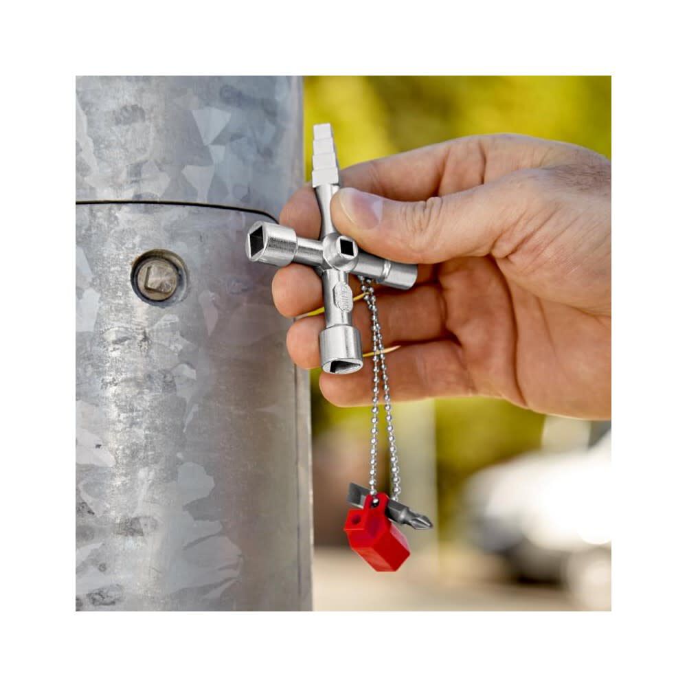 Knipex Profi Key For All Standard Shut Off Systems, large image number 4