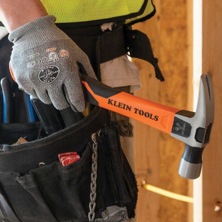 Klein Tools Hammer Straight Claw 16oz 13in, large image number 4