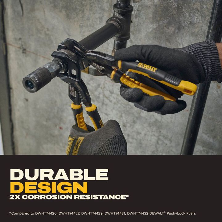 DEWALT 10 Inch Slidelock V Jaw Pliers, large image number 4
