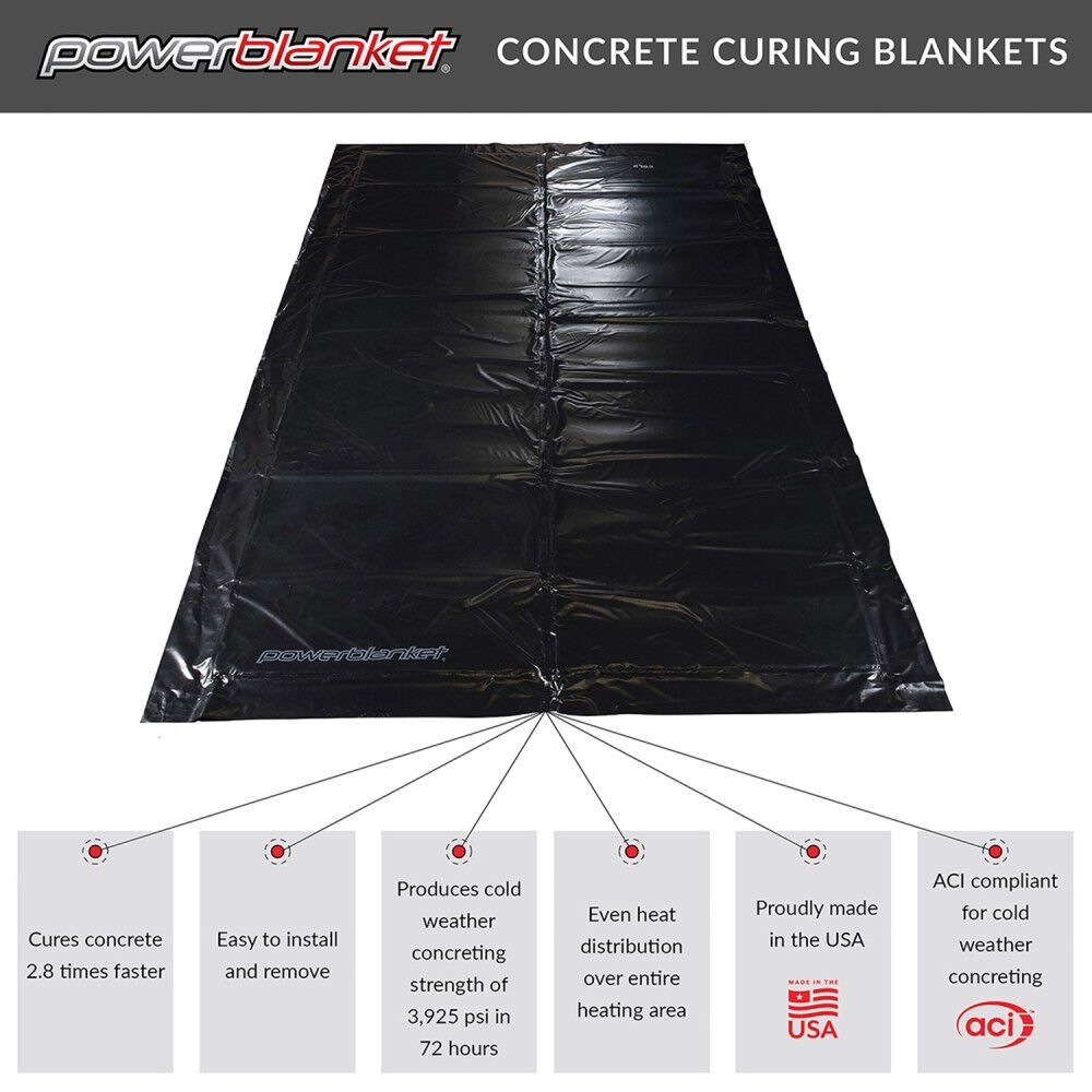 Powerblanket 5' x 20' Concrete Curing Flat Heating Blanket, large image number 2