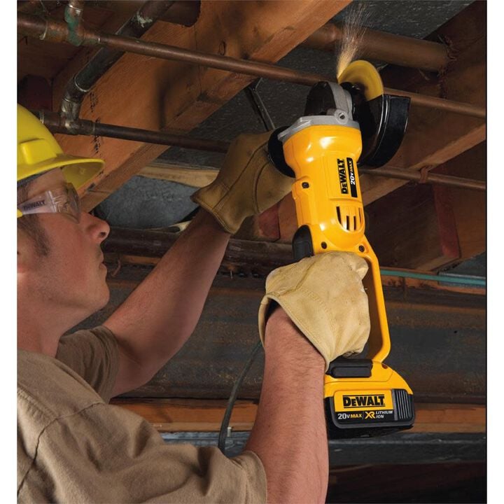 DEWALT 20V MAX 4 1/2 Cut-Off Tool & Atomic Compact Drill Driver Combo Kit Bundle, large image number 4