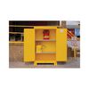 Justrite 45 Gallon 2 Shelves Manual Close Doors Outdoor Storage Cabinet, small image number 4