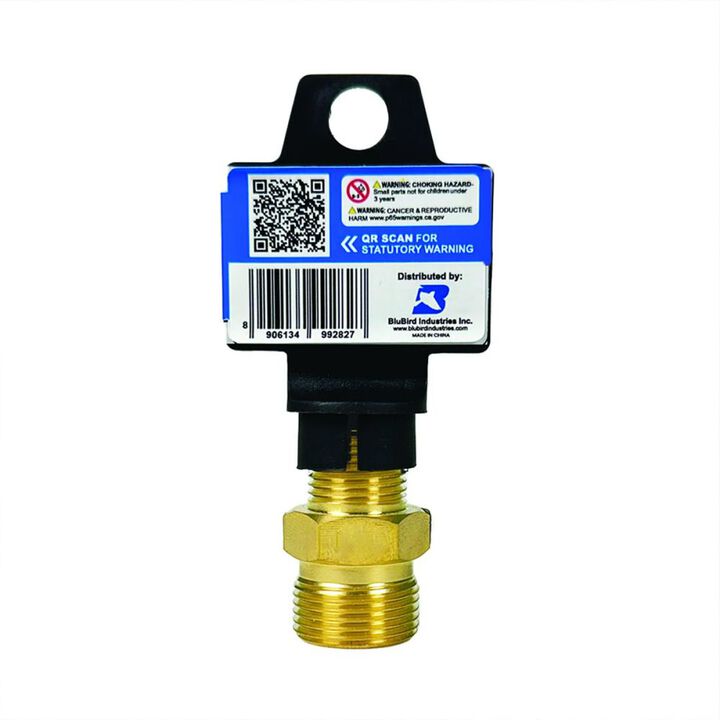 BluBird 10012309 3/8 Inch MNPT Brass Pressure Washer Adapter, large image number 10