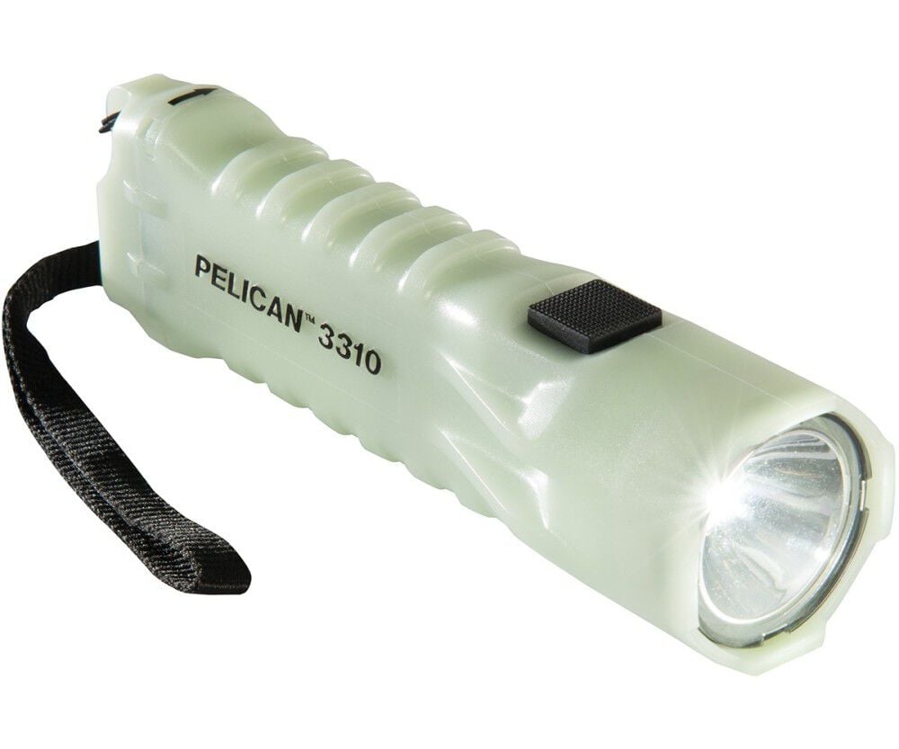 Pelican 3310PL Photoluminescent 378 Lumens Battery Powered LED Flashlight – 033100-0102-247