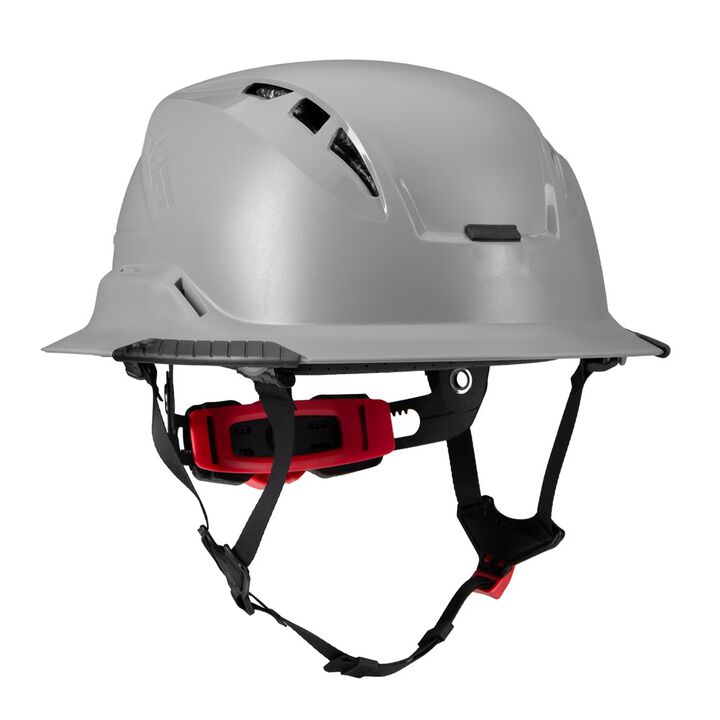 Lift Safety RADIX Type 2 Full Brim Hard Hat, Vented, Gray