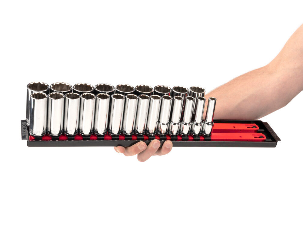 Tekton 1/2 Inch Deep 12 Point Socket Set, 23 Piece (10-32 mm), large image number 6