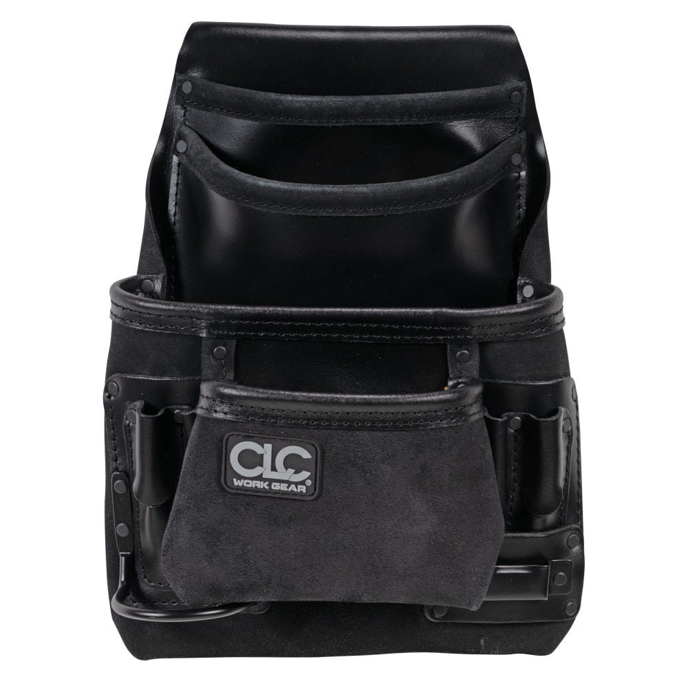 CLC Heavy Duty Leather Nail and Tool Bag Black – 55423C