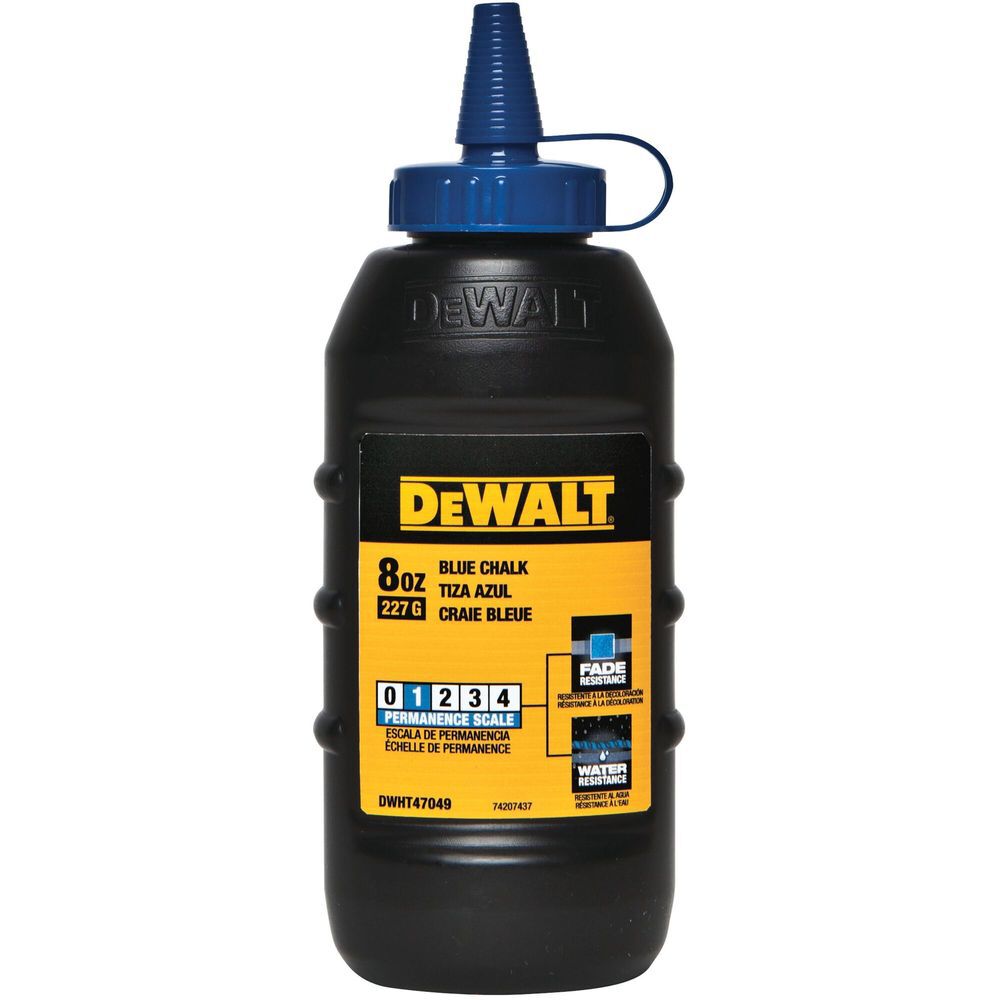DEWALT 225 Gr./8 Oz. Chalk, Blue, large image number 1