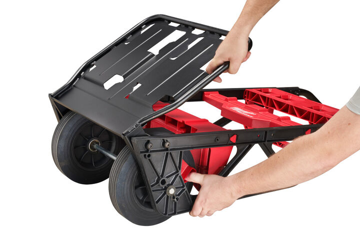 Milwaukee PACKOUT 2 Wheel Cart with PACKOUT Crate Bundle, large image number 5