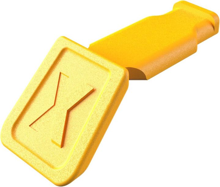 Knipex Yellow ColorCoded Clips, 10 Pack