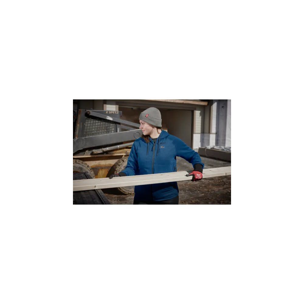 Milwaukee M12 Womens Heated Hoodie Kit, Blue XS, large image number 7