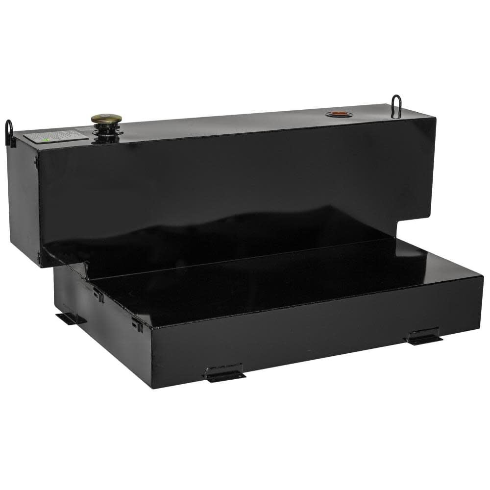 Crescent JOBOX Steel Transfer Tank 100 Gallon L-Shaped Black, large image number 1