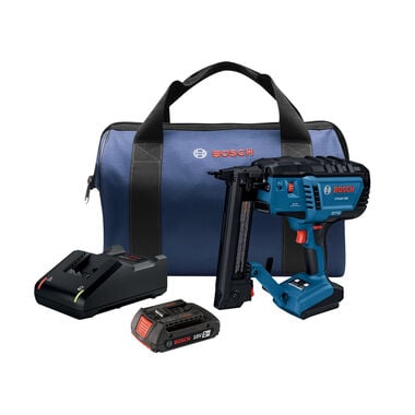 Bosch 18V Brushless 18 Gauge Narrow Crown Stapler Kit