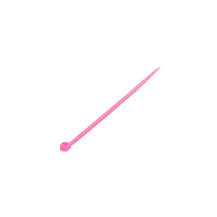 NELCO Products 11 Inch 50 Lbs Standard Cable Ties, Fluorescent Pink, 100 Pieces, large image number 2