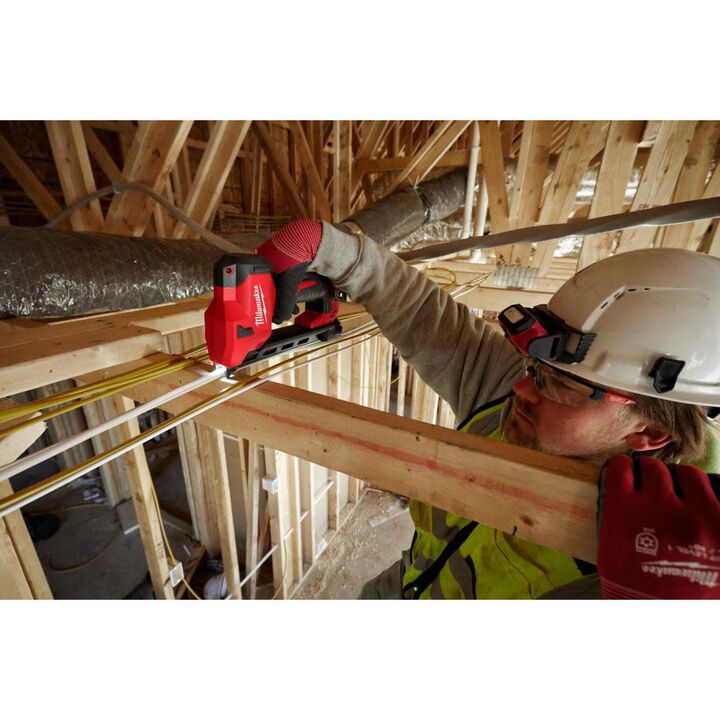 Milwaukee M12 Cable Stapler (Bare Tool) with 1inch Staples 600qty Bundle, large image number 10