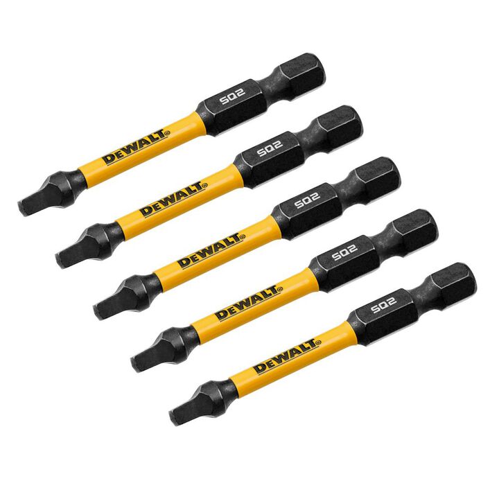 DEWALT ELITE SERIES 2-1/4 Inch SQ2 Bits 5 Pieces, large image number 4