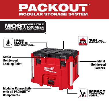 Milwaukee PACKOUT XL Tool Box, large image number 1