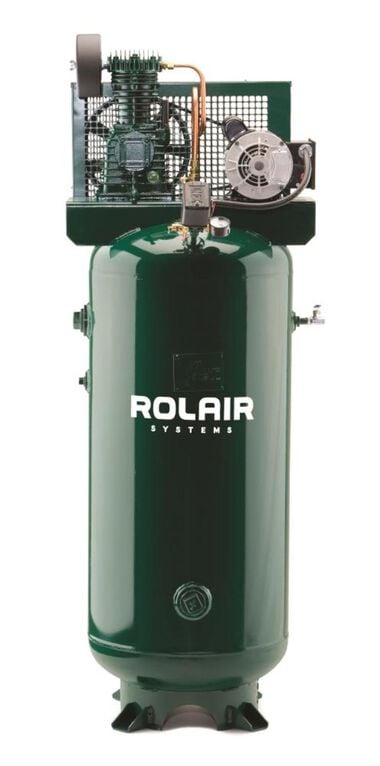 Rolair 3HP 30Gal Air Compressor 230V 1Ph, large image number 0