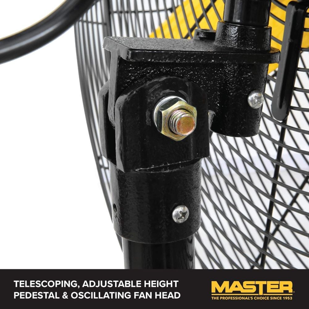 Master 30 Inch Diameter High Velocity Oscillating Pedestal Fan, large image number 5