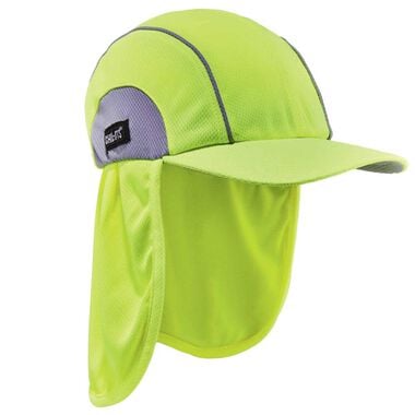 Ergodyne Chill Its 6650 High Performance Hat with Neck Shade Lime