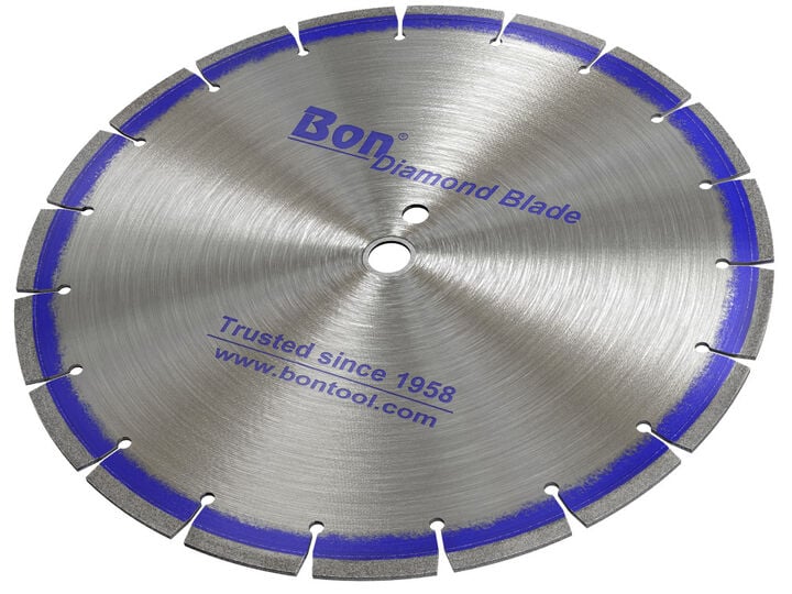 Bon Tool 20 Inch Segmented Rim Diamond Blade for Concrete and Masonry