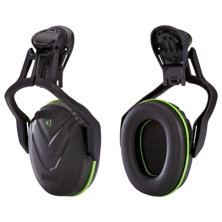 MSA Safety Works V-Gard Helmet Mounted Low Level Hearing Protection, 1 Pair