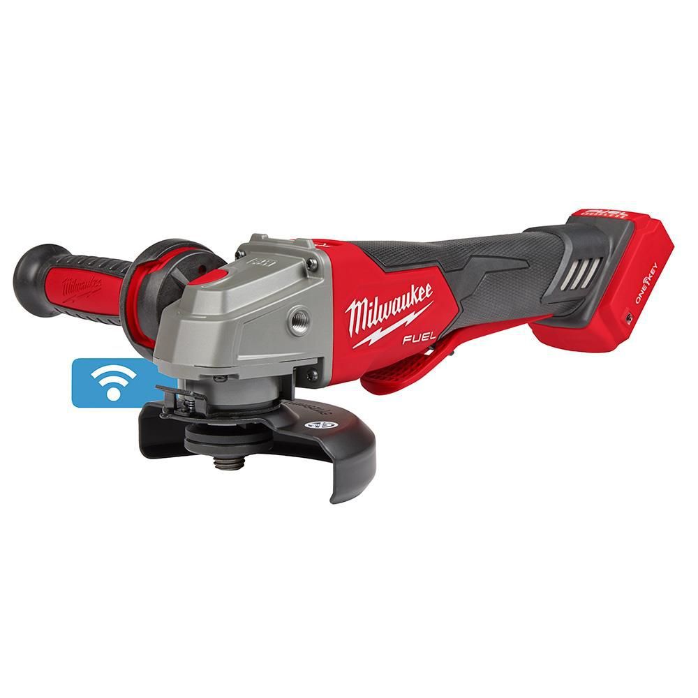 Milwaukee M18 FUEL 4 1/2inch / 5inch Braking Grinder Paddle Switch No Lock (Bare Tool), large image number 16