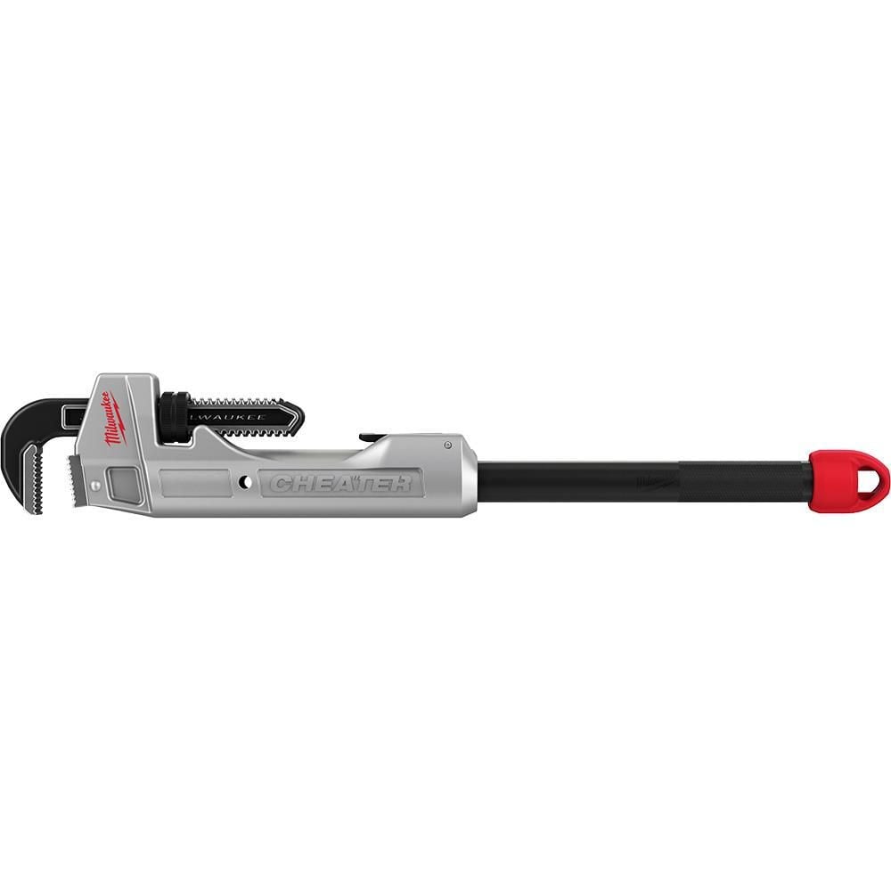 Milwaukee CHEATER Adaptable Pipe Wrench Aluminum, large image number 1