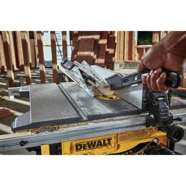 DEWALT 8 1/4in Compact Jobsite Table Saw with Rolling Stand Bundle, large image number 6