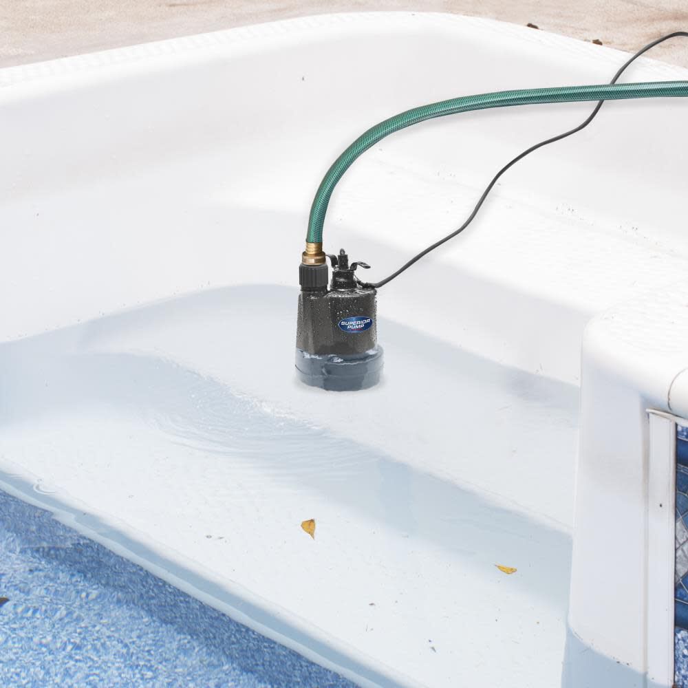 Superior Pump 1/4 HP Thermoplastic Utility Pump, large image number 8