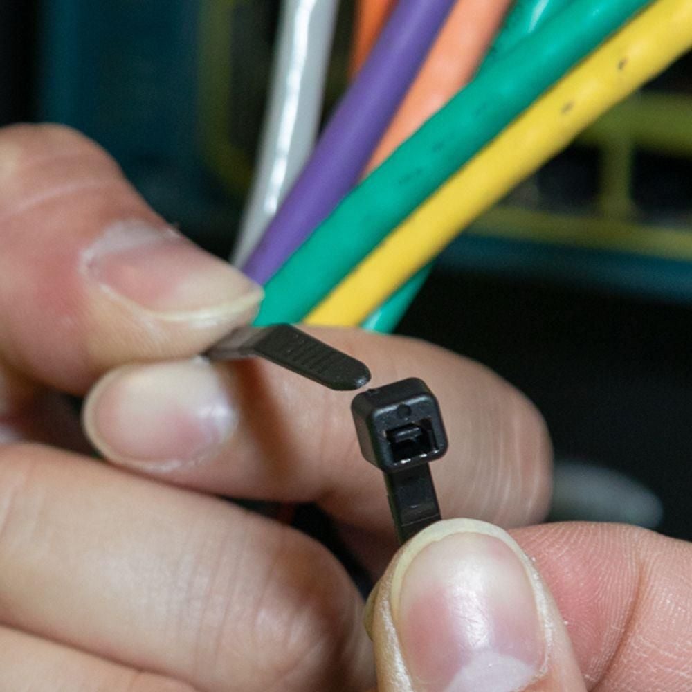 Klein Tools Cable Ties 7.75in Black 100pk, large image number 6