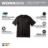 Milwaukee Workskin Lightweight Performance Shirt Short Sleeve Shirt Black 2X, small image number 2