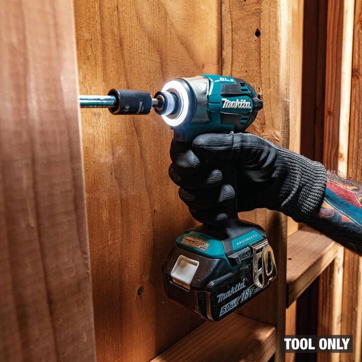 Makita 18V LXT Lithium-Ion Brushless Cordless Quick-Shift Mode 4-Speed Impact Driver & 4Ah Lithium Ion Battery Pack, large image number 8