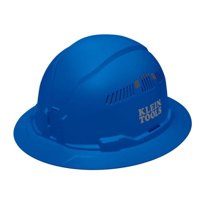 Klein Tools Full Brim Vented Hard Hat Blue