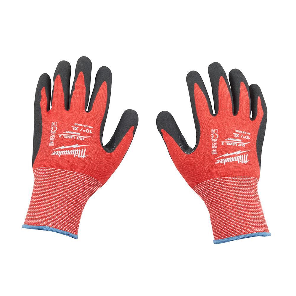 Milwaukee Cut Level 2 Nitrile Gloves Dipped, large image number 3