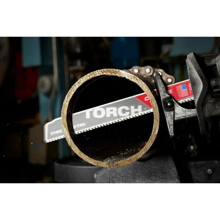 Milwaukee 6 in. 7 TPI THE TORCH Carbide Teeth Metal Cutting SAWZALL Reciprocating Saw Blade, large image number 11