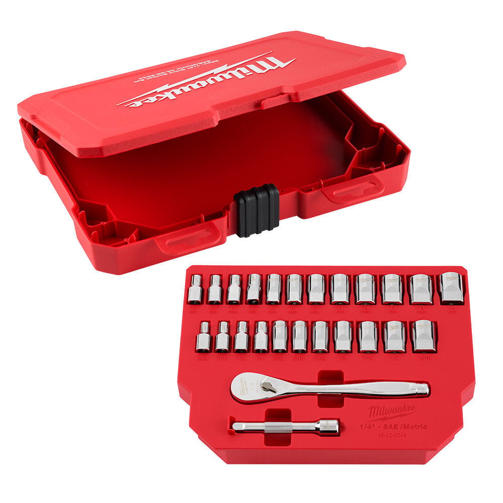 Milwaukee 25pc Ratchet and Socket Tool Set, large image number 2