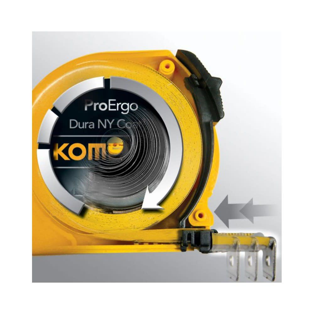 Komelon The Professional Tape Measure, 12ft x 5/8 Inch, Yellow, large image number 4
