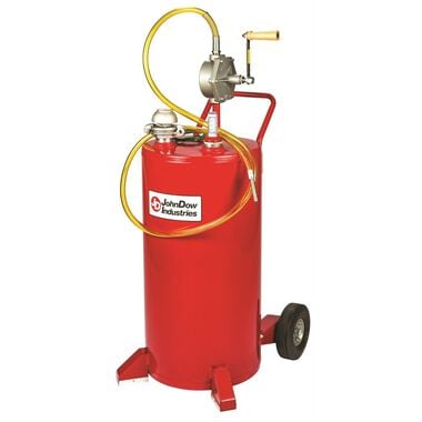Johndow UL Listed Cast Iron Pump Steel Tank Gas Caddy 25 Gallon