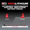 Milwaukee M12 REDLITHIUM XC 4.0Ah Extended Capacity Battery Pack, small