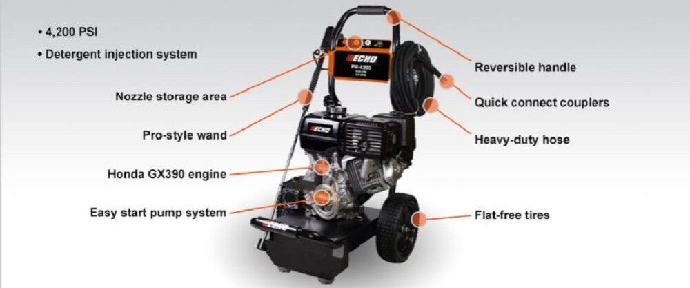 ECHO 4200 PSI 4.0 GPM Gas Pressure Washer